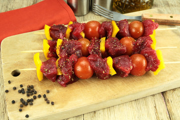 brochettes de boeuf