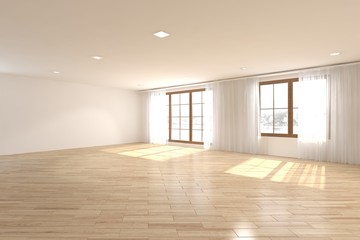 empty interior concept