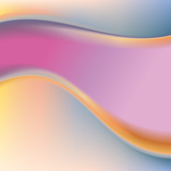 Abstract colorful wave. Raster. 32
