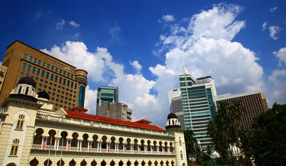Fototapeta na wymiar Jamek Mosque, Kuala Lumpur.