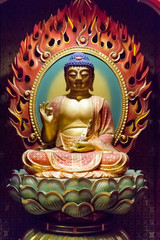 Obraz premium Buddha Tooth Relic Temple