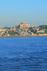 Fototapeta na wymiar Istanbul, Turkey. Palace cape and cathedral of Sacred Sofia