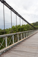 Pont suspendu de la Rivière de l'Est à la Réunion