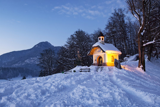 Chapel at Lockstein in Berchtesgaden, Germany.