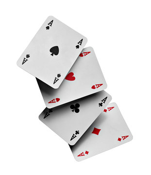 poker cards aces gambling game