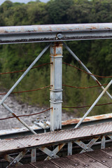 Pont suspendu de la Rivière de l'Est à la Réunion