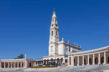 Fototapeta na wymiar Sanctuary of Fatima. Basilica of Nossa Senhora do Rosario
