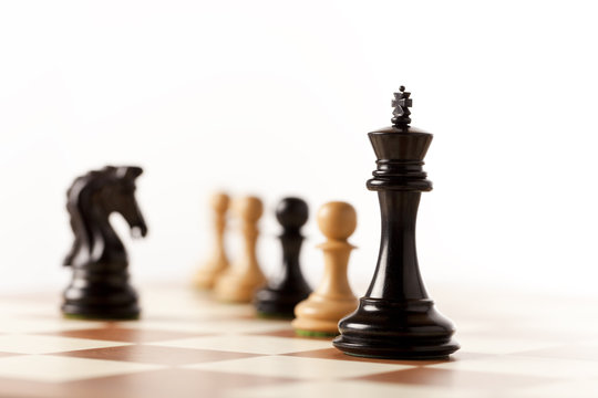 chess game, confrontatiom