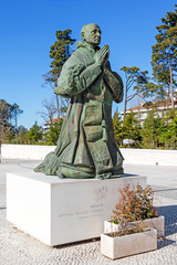 Sanctuary of Fatima. Statue of Pope Paul VI