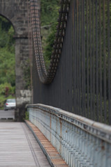 Pont suspendu de la Rivière de l'Est à la Réunion