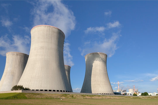 Nuclear power plant Dukovany in Czech Republic Europe