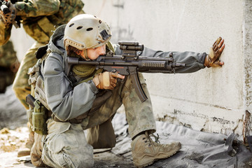 Rangers stormed the building captured enemy