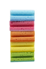 Stack of scrubbing sponges 2