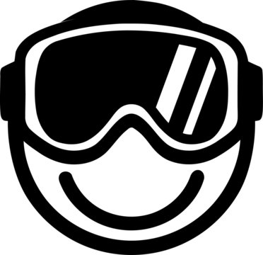 Smiley with Ski Goggles