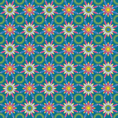 Geometric seamless pattern.
