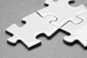 Fototapeta premium Business success team in jigsaw