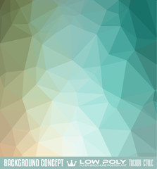 Low Poly Art background for your polygonal flyer