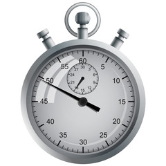 Wall mounted digital clock.