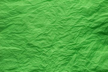 Green crepe paper background