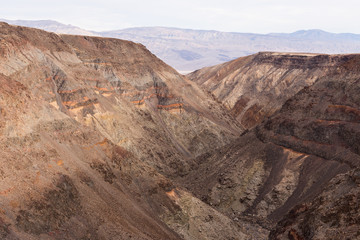 Fototapeta na wymiar Rainbow Canyon at Death Valley national park