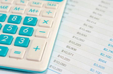 Calculators and Financial Statements
