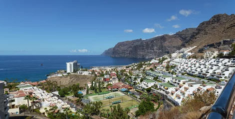 Tuinposter Gigantes cliffs view from uptown Los Gigantes, Tenerife Island. © vaz1