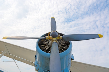 The engine and propeller plane AN2.