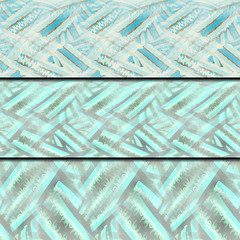 Obraz premium Set of seamless patterns