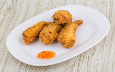 Fried prawn tempura