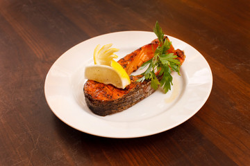 grilled salmon
