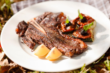 grilled steak