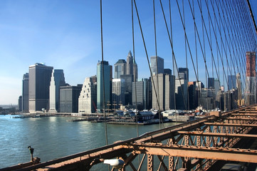 South of Manhattan from the Brooklyn Bridge