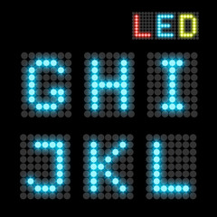 LED font