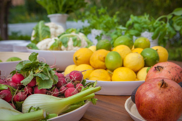ecological, organic fruit and vegetables,