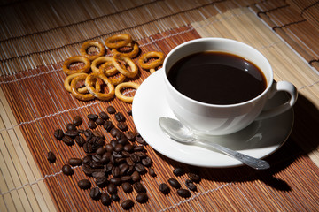 coffee still life on a table