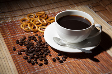coffee still life on a table
