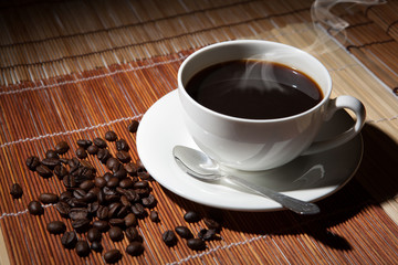 coffee still life on a table