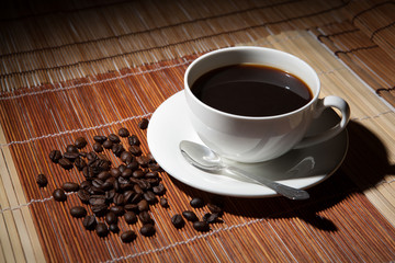 coffee still life on a table