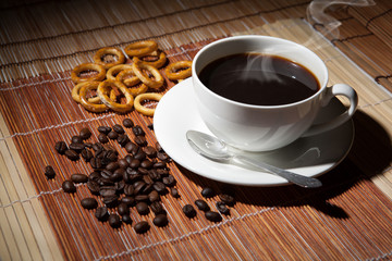 coffee still life on a table