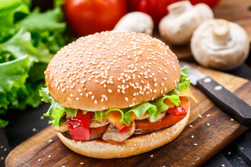 Vegetarian burger
