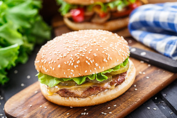 Chicken burger