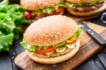 Fish burger