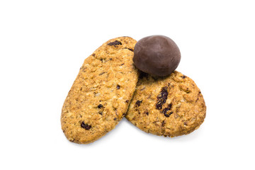 cookies with chocolates