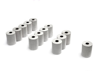 Groups of paper rolls