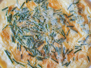 Omelette with chives