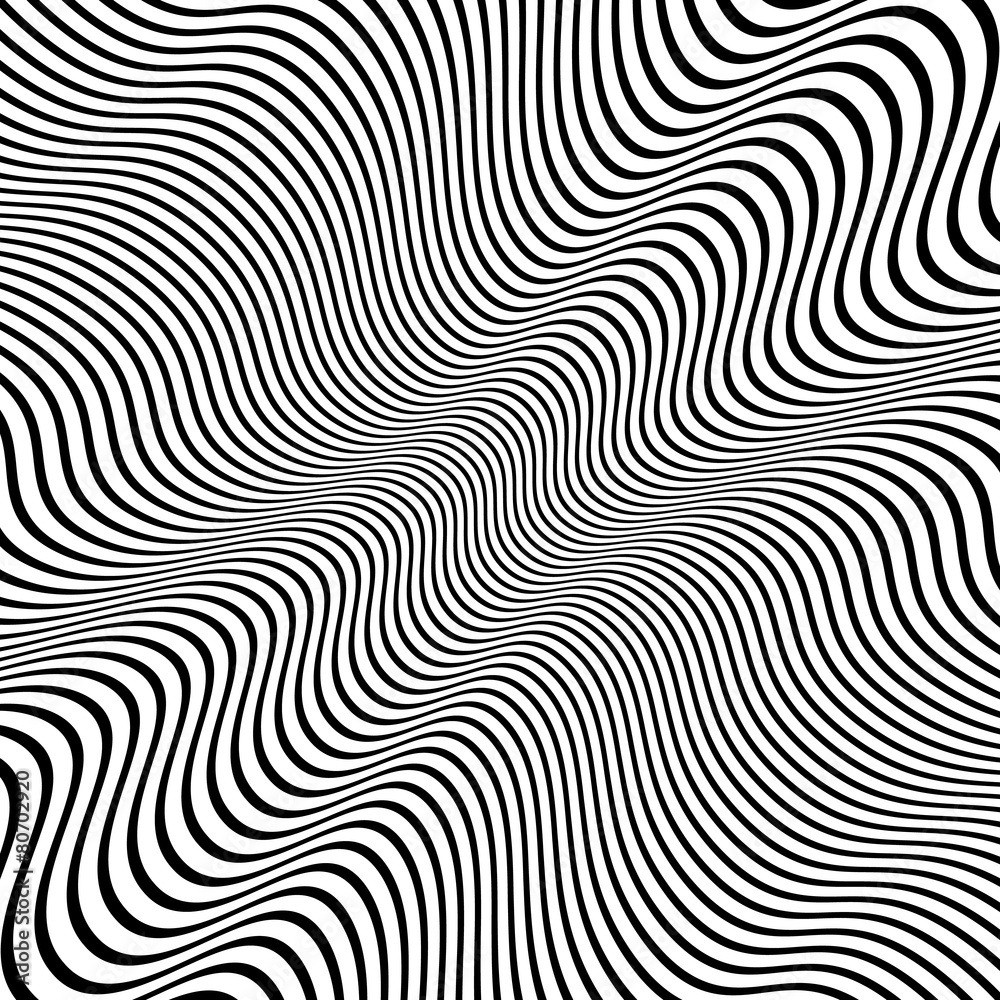 Aufkleber distorted lines vector background
