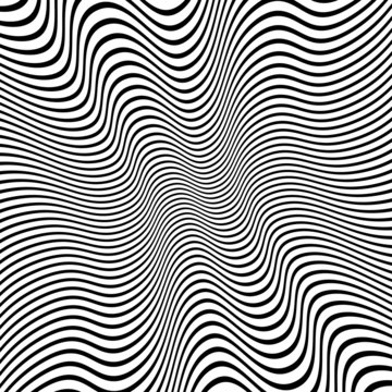 Distorted Lines Vector Background