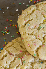 Funfetti Cookies From Above