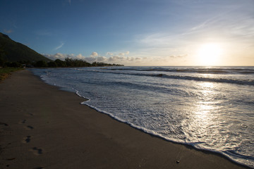 Plage de Tamarin à l'île Maurice