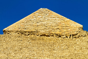 Fototapeta na wymiar Pyramide Khafre top